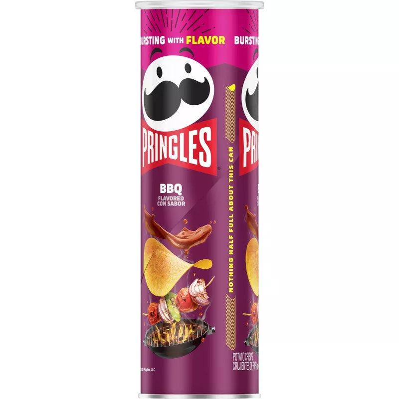 Pringles Snack Stacks BBQ Flavored Potato Crisps Chips 5.5oz - 14ct