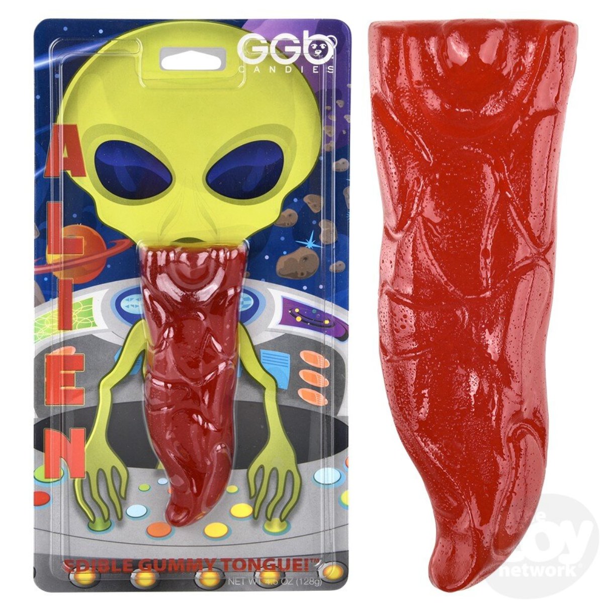 Giant Gummy Alien Tongue - 12ct