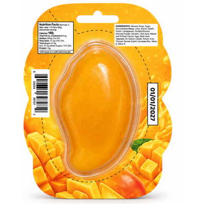Giant Peelable Mango Gummy 4.76oz 12ct