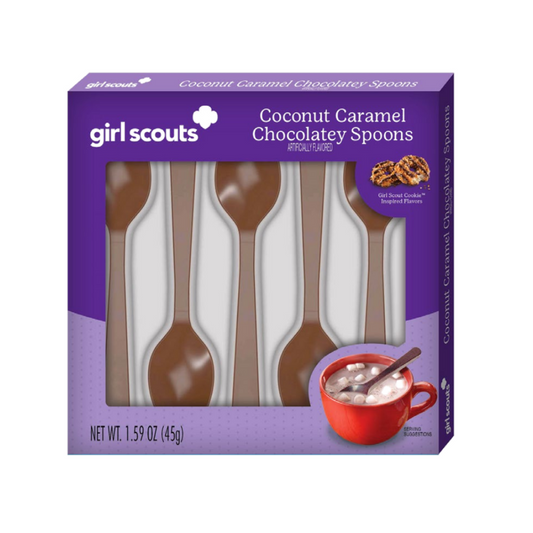 Girl Scouts Coconut Caramel Chocolately Stirring Spoons 1.59oz - 24ct