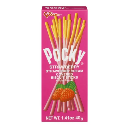Glico Pocky Strawberry 1.41oz - 10ct