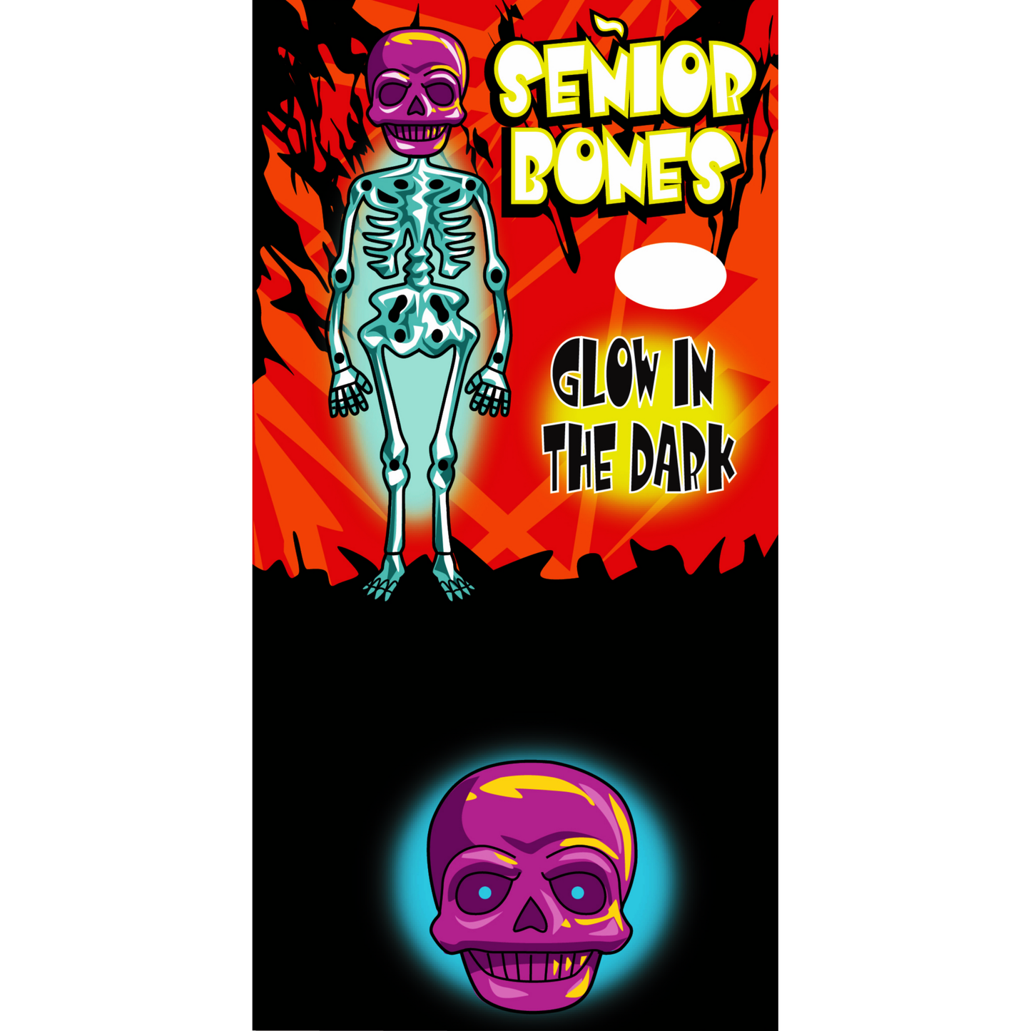 Glow in the Dark Skeleton Lollipop 300ct