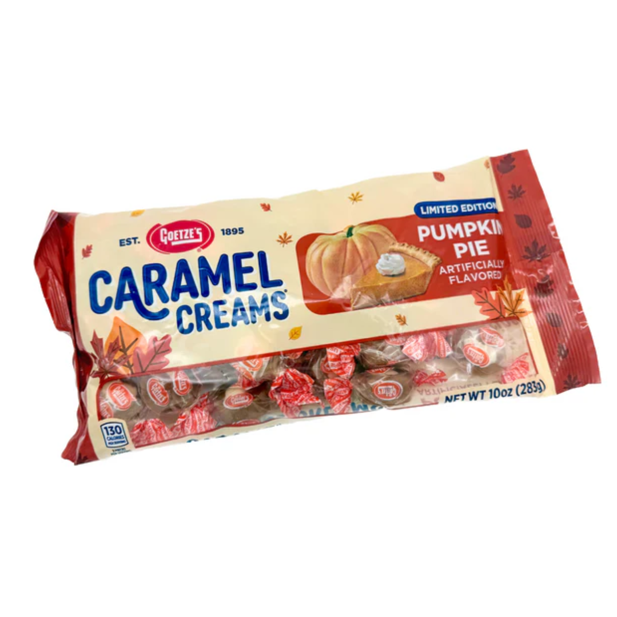Goetze's Pumpkin Pie Caramel Creams 10oz - 1/12ct