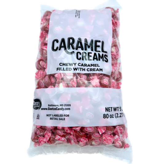 Goetze's Strawberry Caramel Creams Candy 5lb Bulk Bag