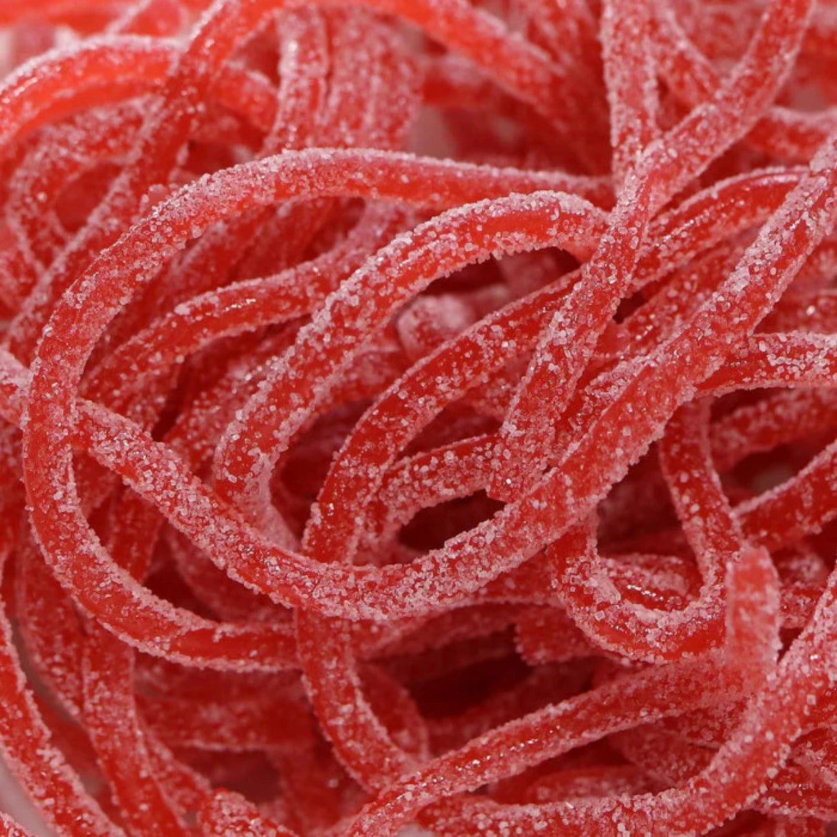 Gerrit's Sour Strawberry Shoestring Licorice Laces - 2lb