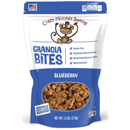 Granola Bites Blueberry Snack 7.5oz 6ct