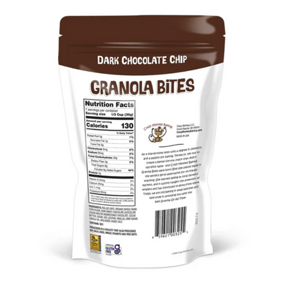 Granola Bites Crazy Monkey Baking Dark Chocolate Chip 7.5oz - 6ct