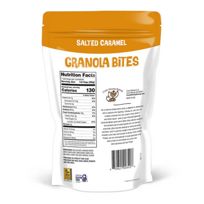 Granola Bites Crazy Monkey Baking Salted Caramel 7.5oz - 6ct