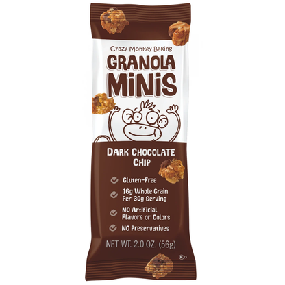 Granola Minis Dark Chocolate Chip 2oz 48ct