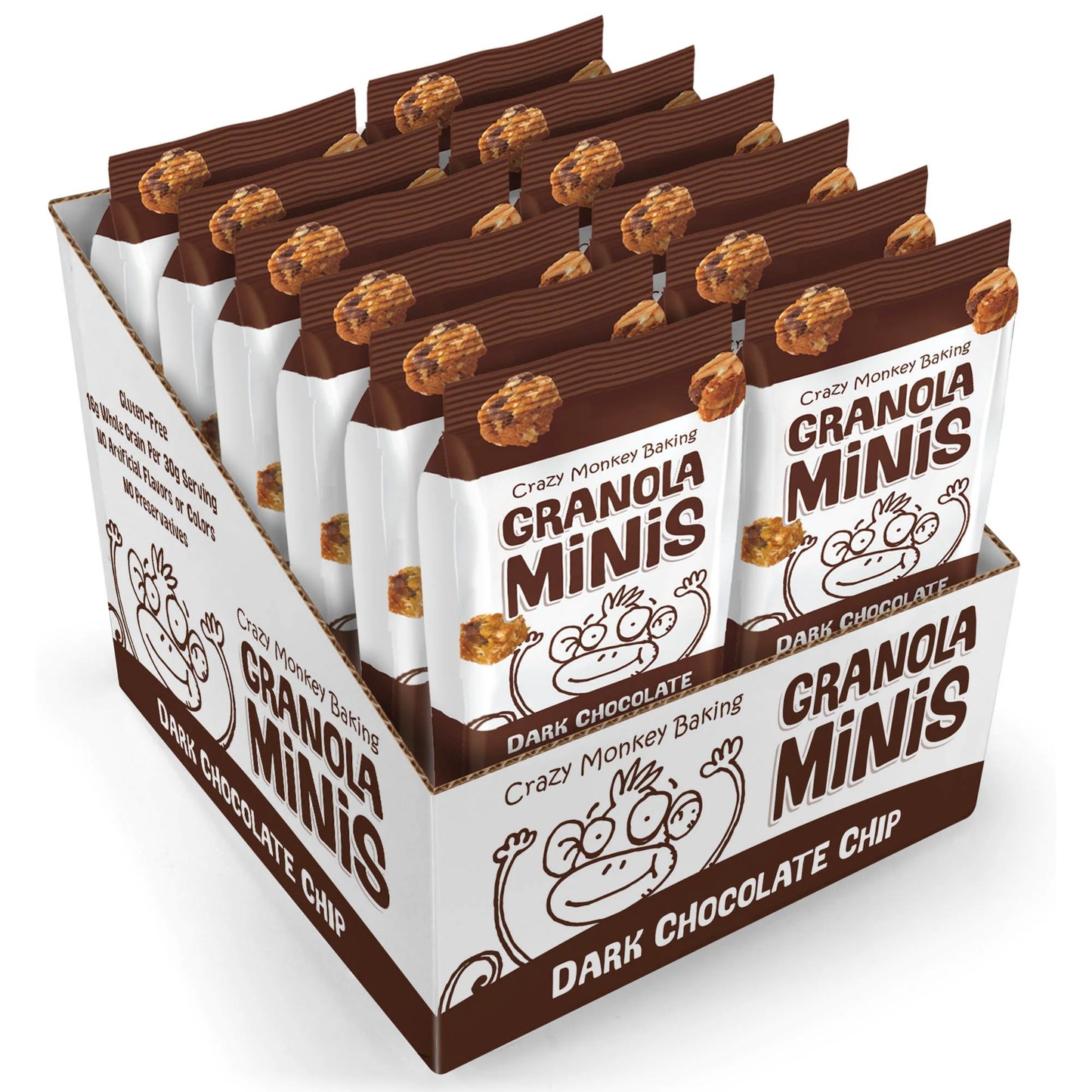 Granola Minis Dark Chocolate Chip 2oz 48ct