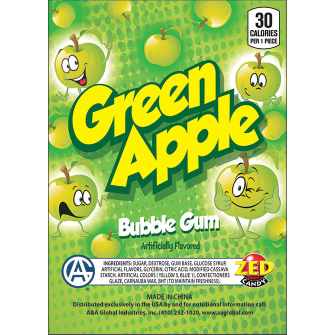 Koko's Green Apple Gumballs - 900ct