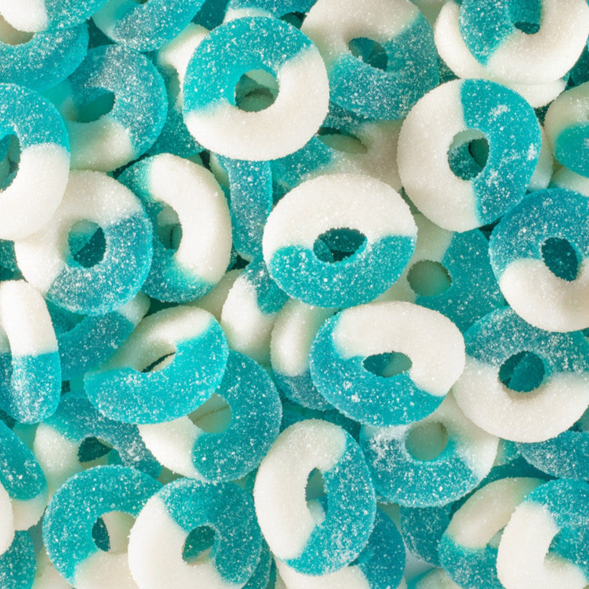 Goya Raspberry Rings Albanese Blue Raspberry Rings 4.5lb - 1ct – I Got Your Candy
