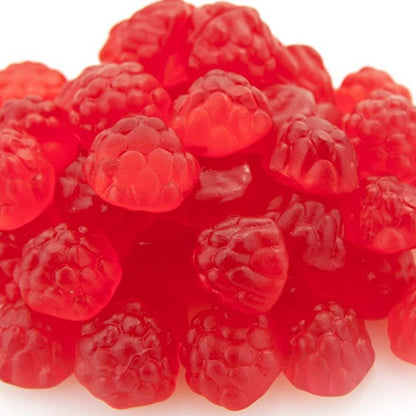 Albanese Gummi Raspberry Berry Red Bulk  5lb