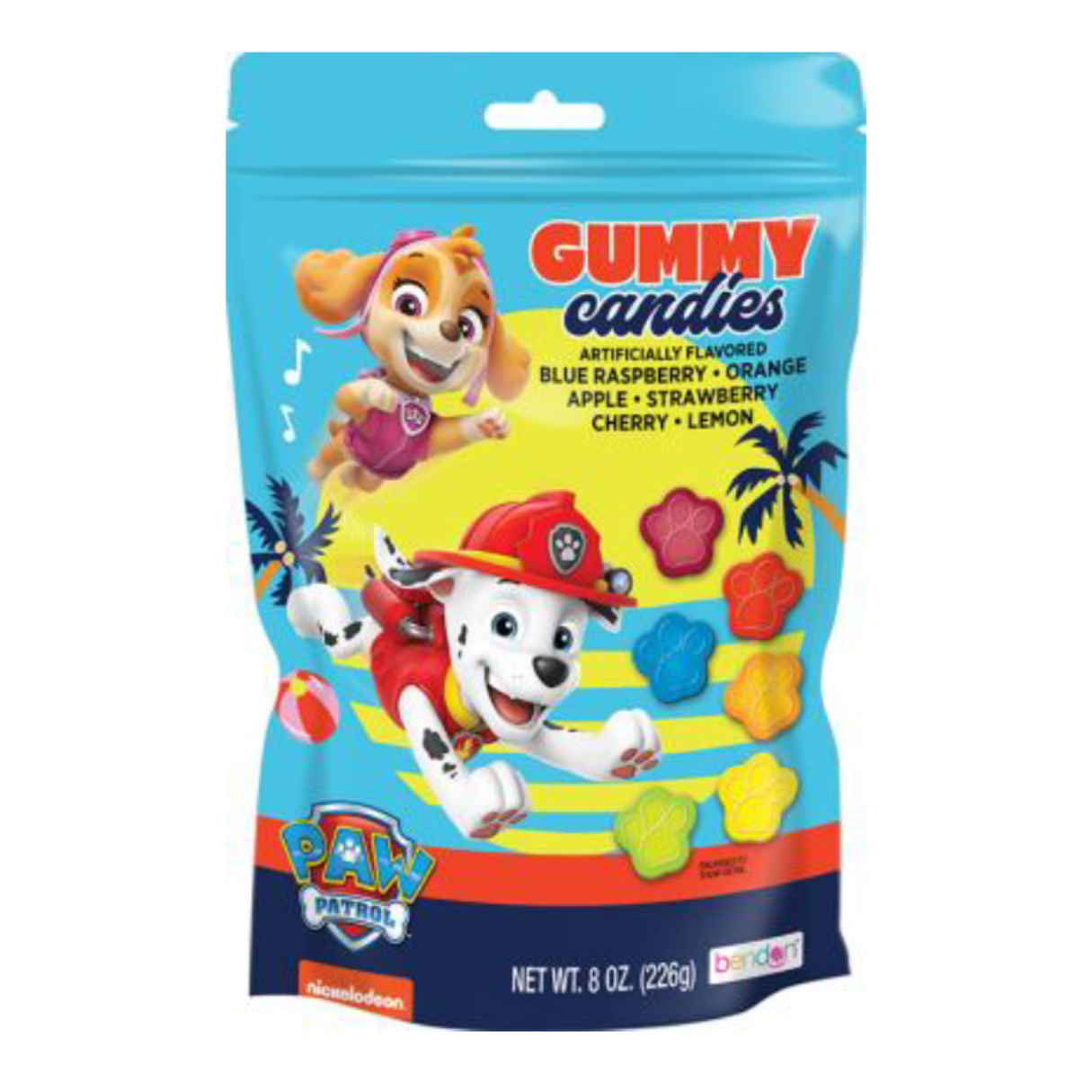 Paw Patrol Gummies Peg Bag 8oz - 12ct