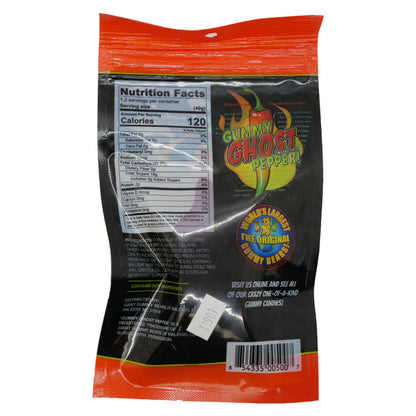 Gummy Ghost Pepper (HOT) Peg Bag 1.75oz - 12ct