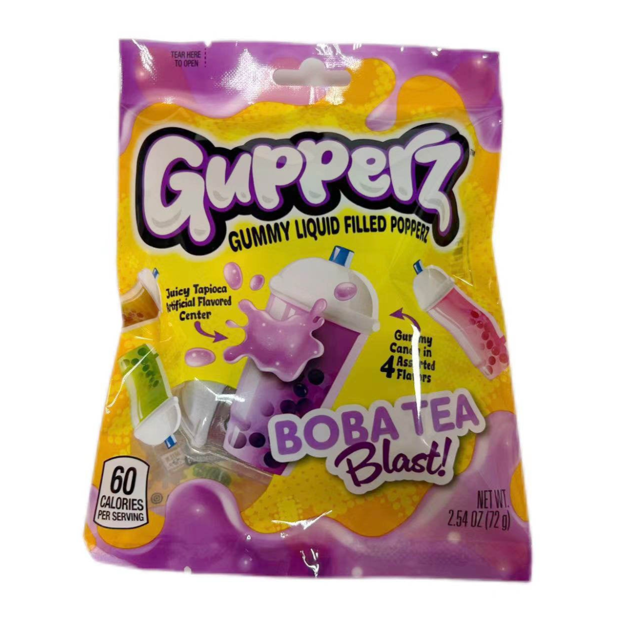 Gupperz Boba Tea Blast Peg Bag 2.54oz - 12ct