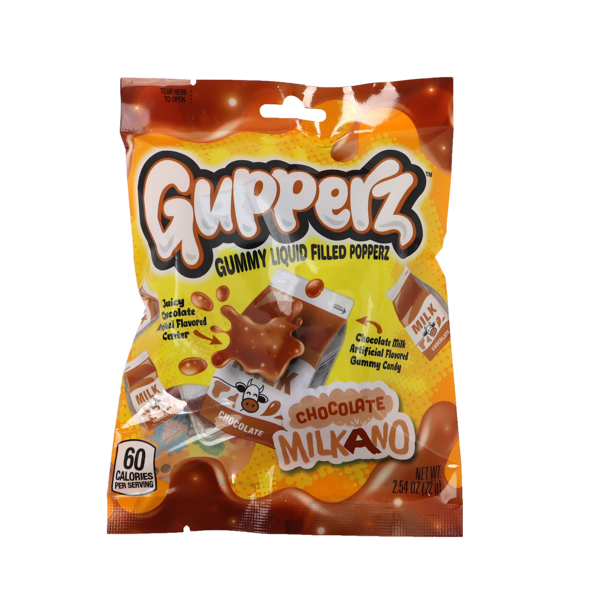 Gupperz Chocolate Milkano Peg Bag 2.54oz - 12ct