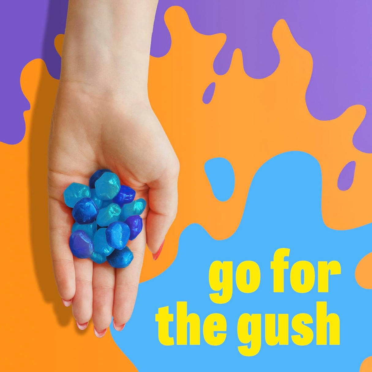 Gushers All Blue Fruit Snacks 4.25oz – 48ct
