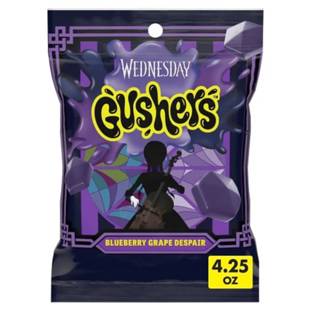 Gushers Wednesday Addams  4.25oz - 12ct