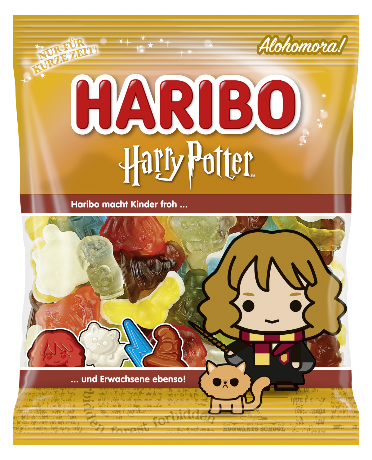 Haribo Harry Potter Hermione Gummies Peg Bag 4oz - 12ct