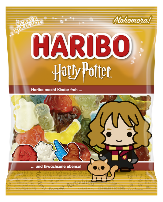 Haribo Harry Potter Hermione Gummies Peg Bag 4oz - 12ct