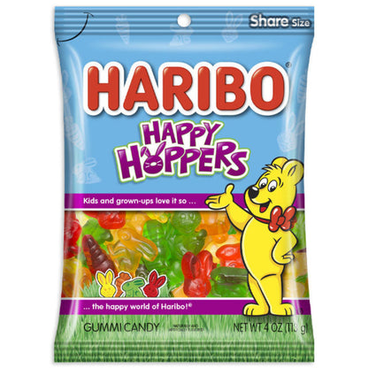 Haribo Happy Hopper Gummi Candy 4oz - 12ct