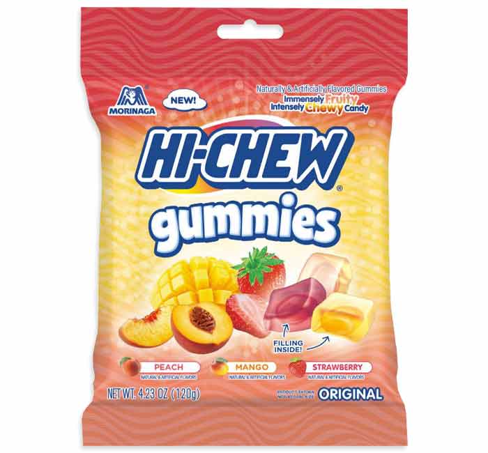 Hi Chew Gummies Original Peg Bag 4.24oz - 9ct