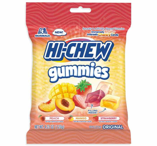 Hi Chew Gummies Original Peg Bag 4.24oz - 9ct