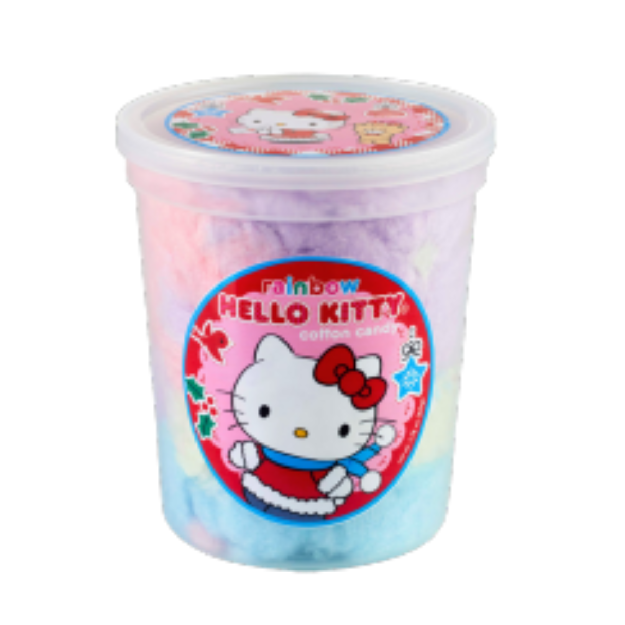 HK Holiday Rainbow Cotton Candy 1.75oz - 12ct