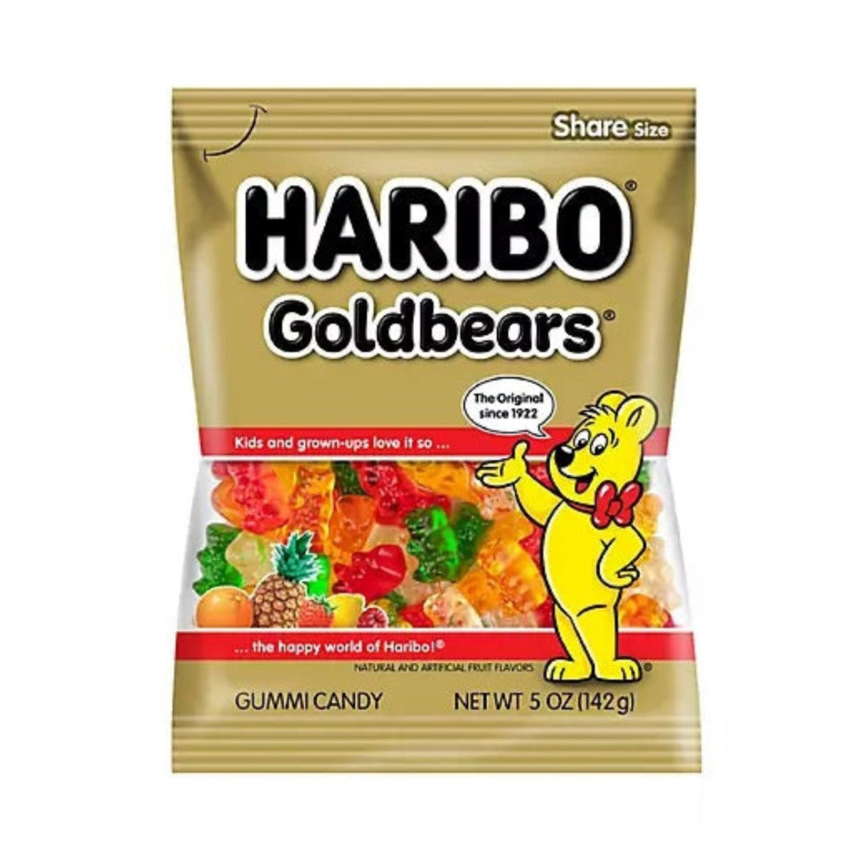 Haribo Gold Bears Gummi Candy 5oz - 12ct – I Got Your Candy