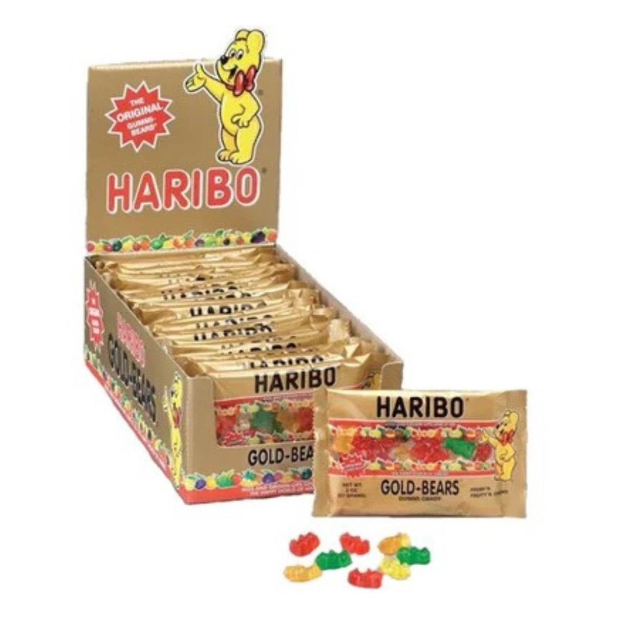 Haribo Gummy Bears 2oz - 24ct – I Got Your Candy