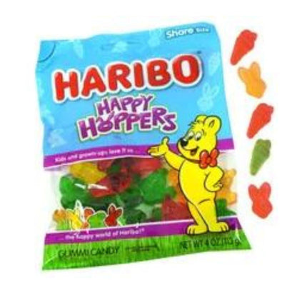 Haribo Happy Hopper Gummi Candy 4oz - 12ct