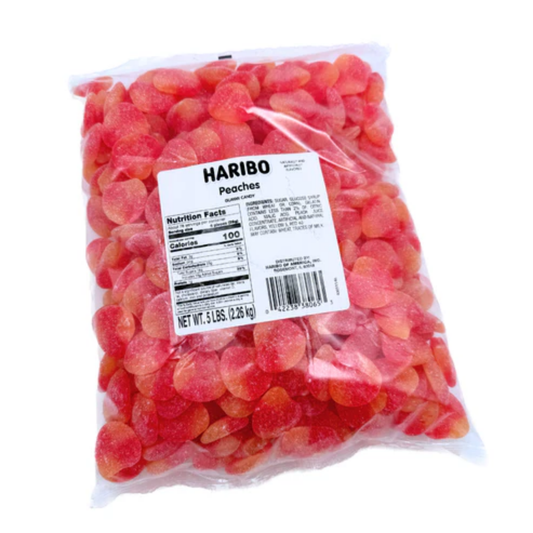 Haribo Peach Slices 5lb - 1ct