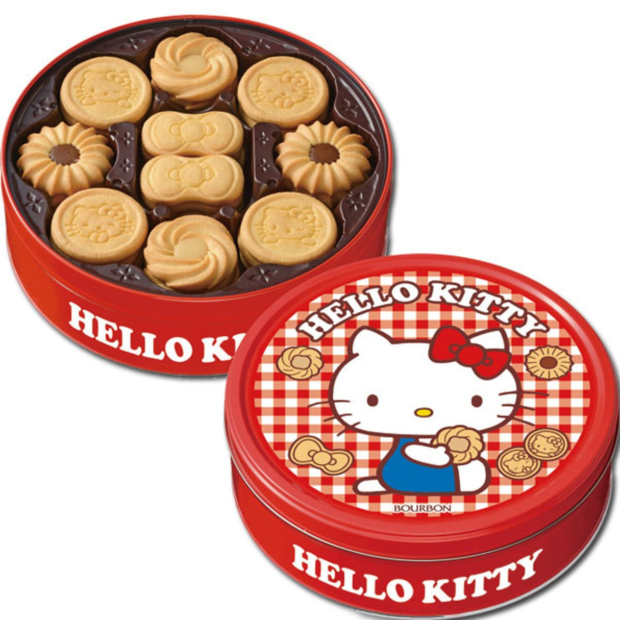 Hello Kitty Assorted Cookie Tin  11.5oz  -  4ct