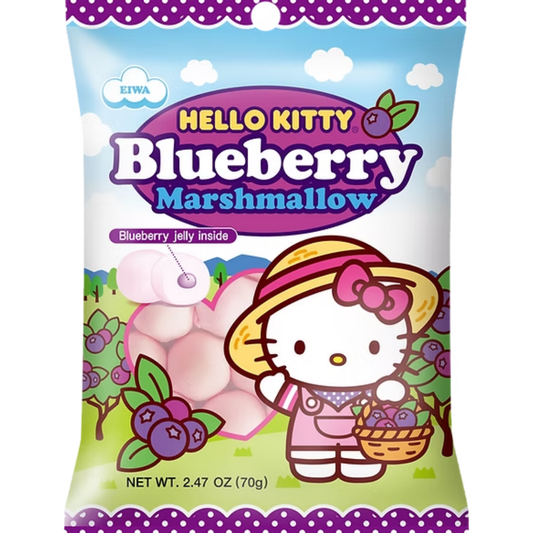 Hello Kitty Blueberry Marshmallows 3.1oz - 12ct