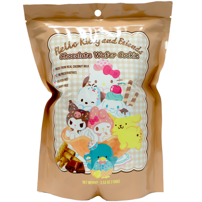 Hello Kitty Coconut Wafer Chocolate Flavor 3.53oz 12ct