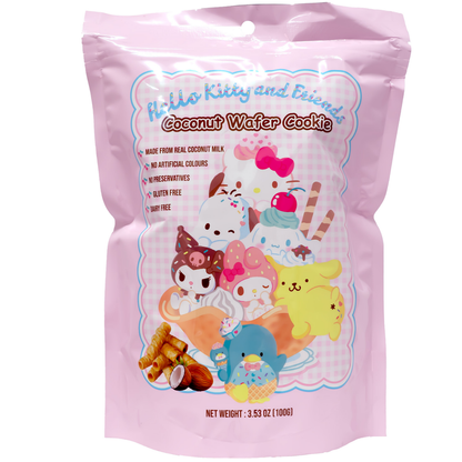 Hello Kitty Wafer Coconut Flavor 3.53oz 12ct