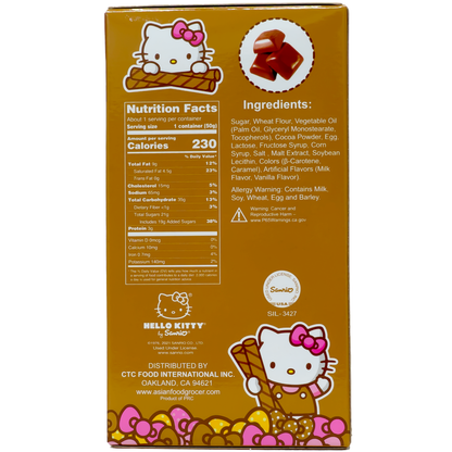 Hello Kitty Wafer Cookies Chocolate Flavor 1.76oz 48ct