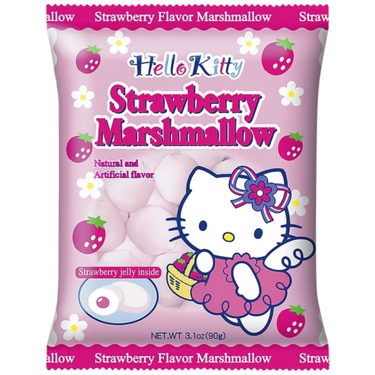 Hello Kitty Strawberry Marshmallows 3.1oz - 12ct