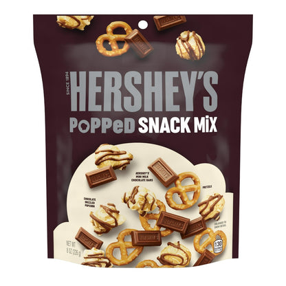 Hershey's Popped Snack Mix  8oz - 12ct