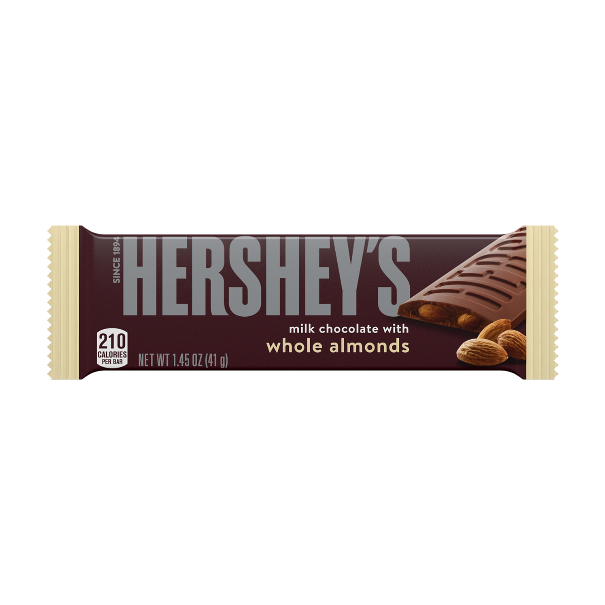Hershey's Candy Bar Almond 1.45oz - 36ct
