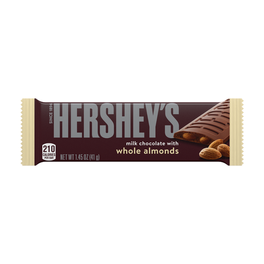 Hershey's Candy Bar Almond 1.45oz - 36ct