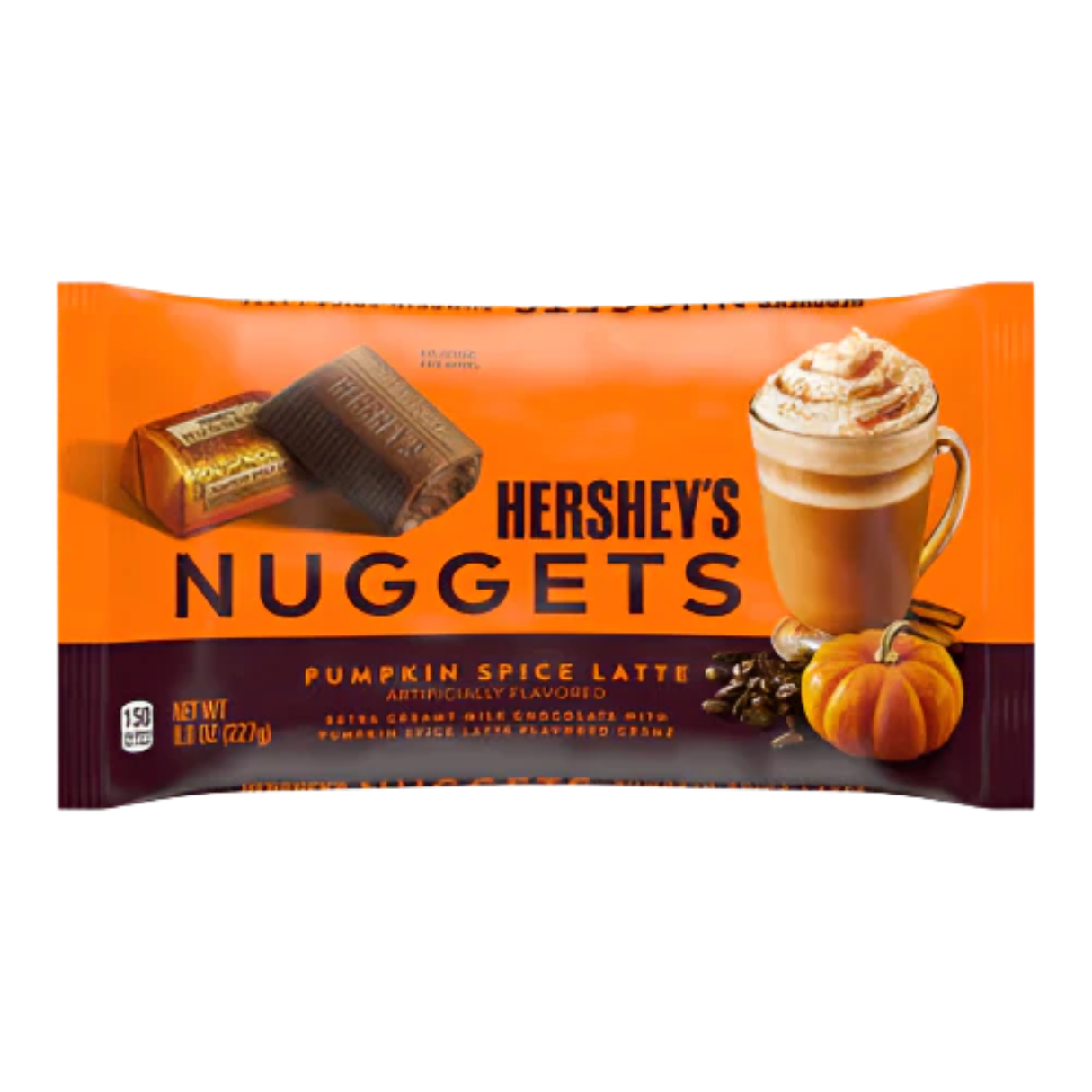 Hershey's Pumpkin Spice Latte Nuggets Bag 8oz 6ct