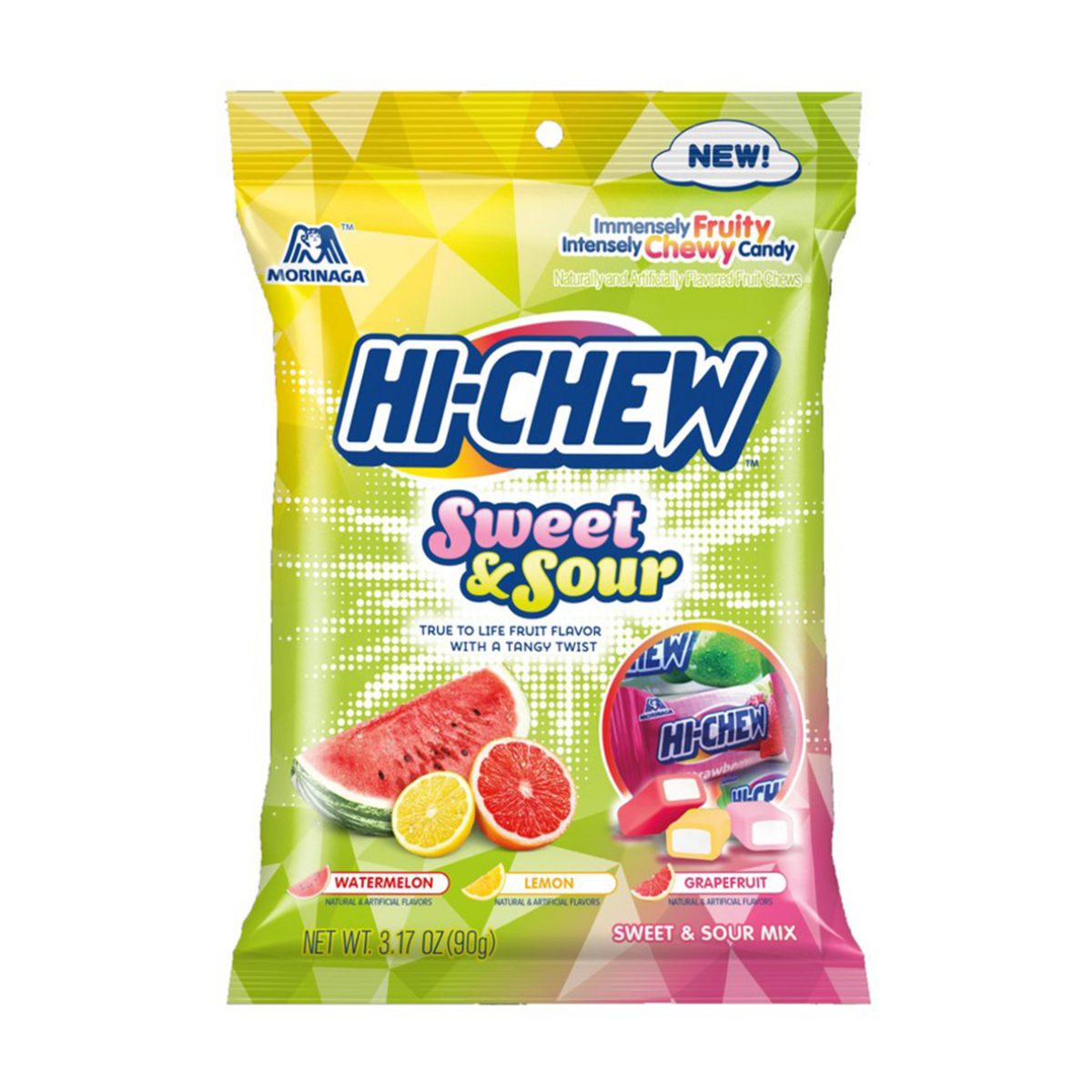 Chewing Sweets Hi Chew Sweet & Sour Mix Peg Bag 3.17oz - 6ct – I Got Your Candy