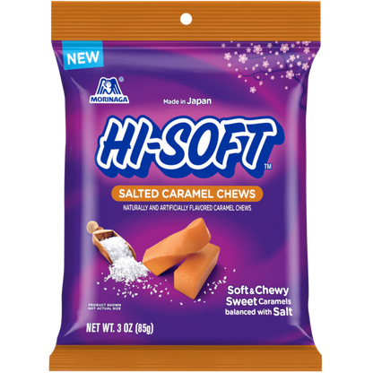 Hi Chew Hi-Soft Caramel Chews Peg Bag 3oz - 6ct