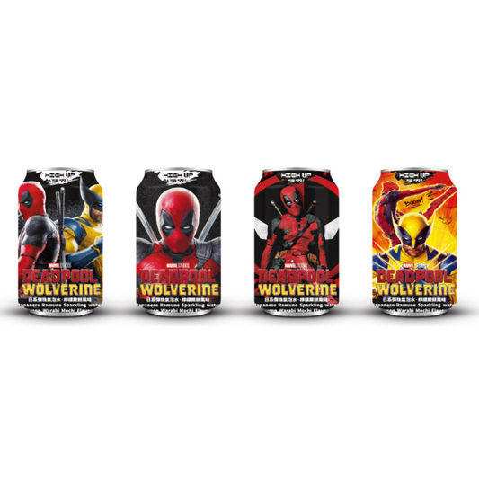 High Up Deadpool Wolverine Sparkling Water – Lemon 330ml - 24ct