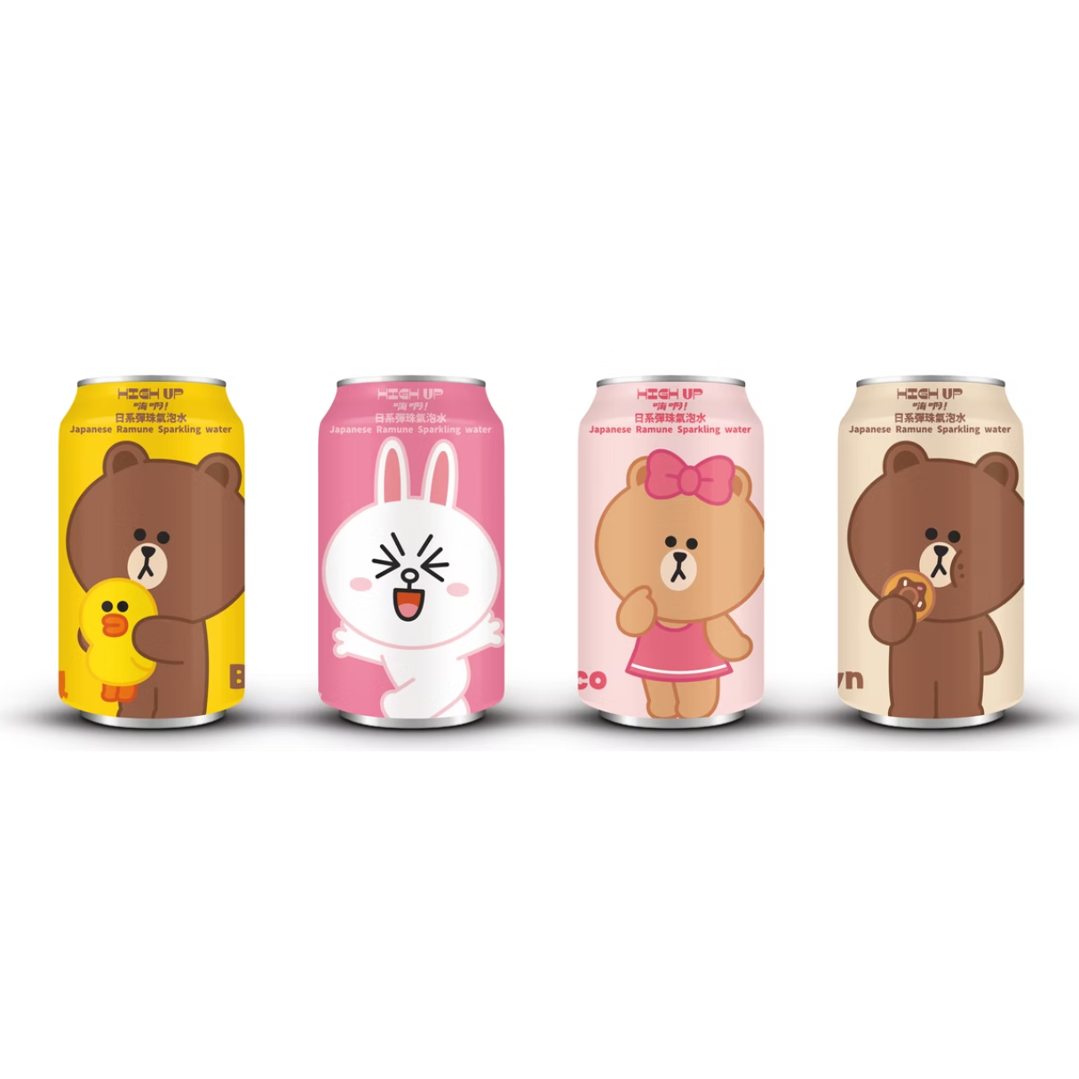 High Up Line Friends Sparkling Water – Original 330ml - 24ct