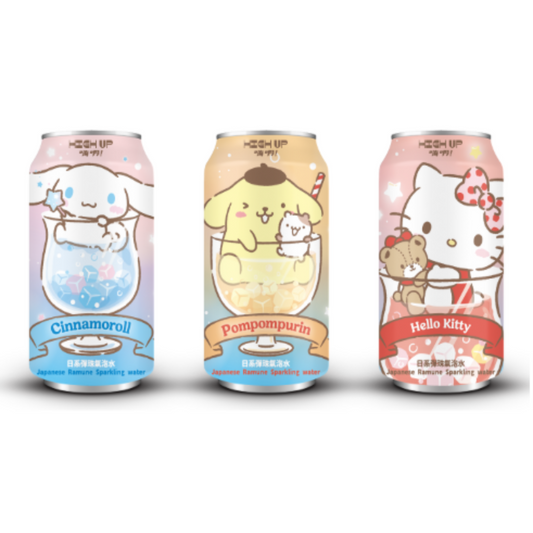 High Up Sanrio & Friends Sparkling Water – Original 330ml - 24ct