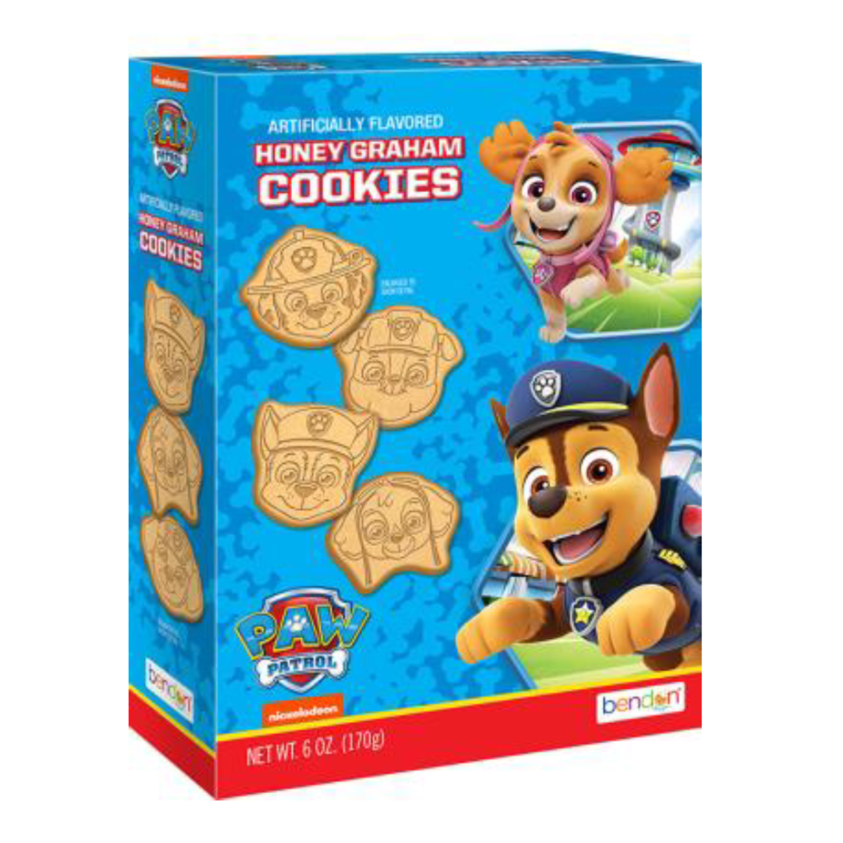 Honey Graham Cookies Box - Paw Patrol 6oz - 12ct