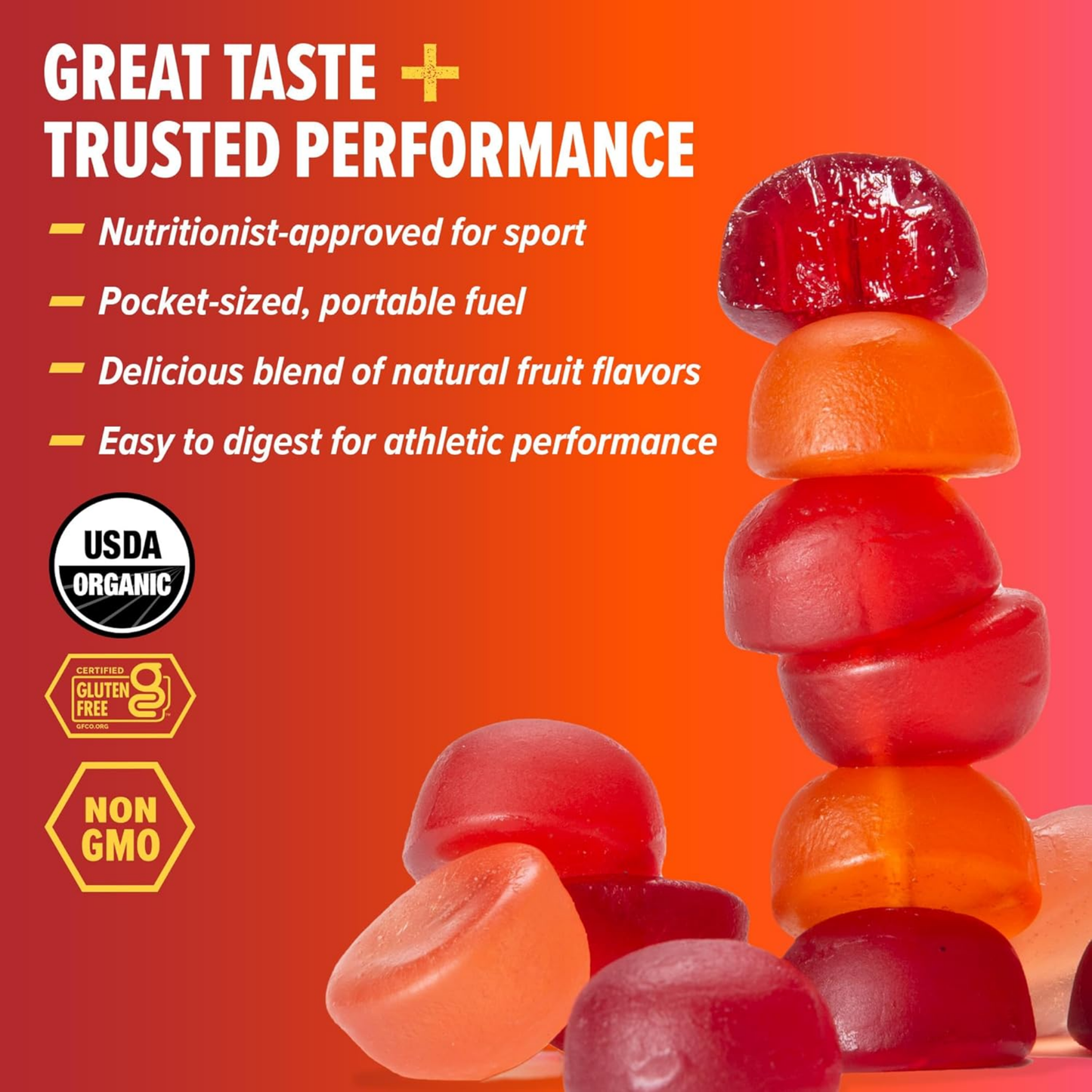 Honey Stinger Classic Fruit Smoothie Energy Chews 1.8oz 12ct